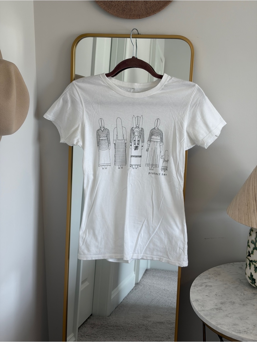 B.YELLOWTAIL Protect Her Graphic Tee Native American